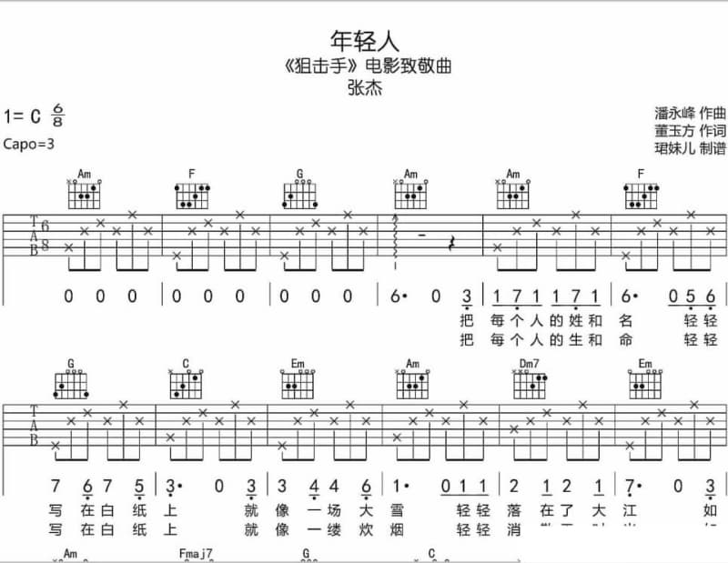 《爱恋中也有自我》吉他谱_杨千嬅