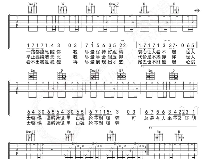 《相见好》吉他谱_杨千嬅