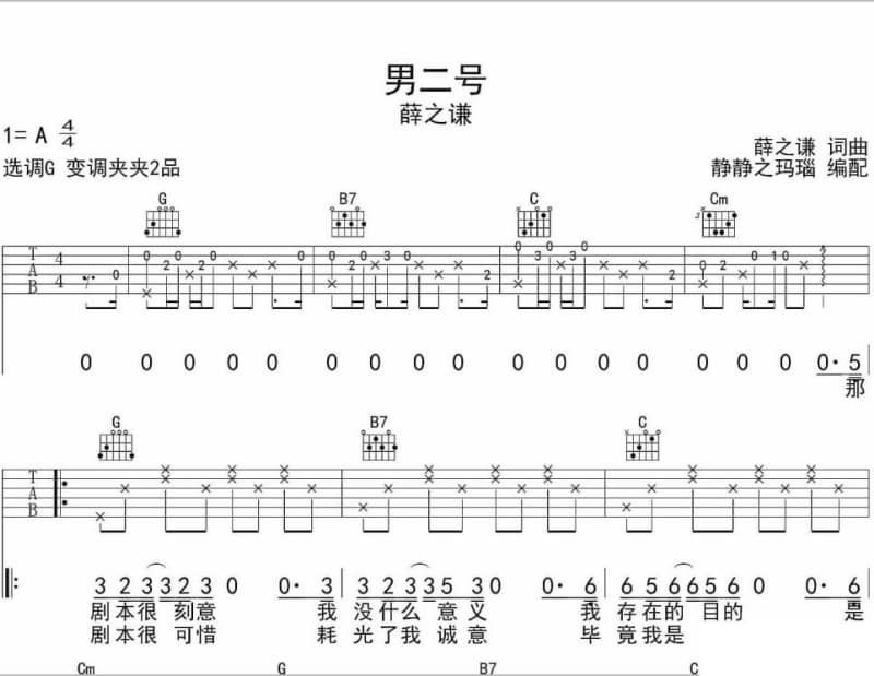 《一些生活》吉他谱_杨千嬅