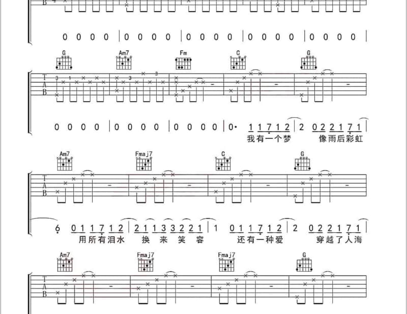 《夕阳西沉》吉他谱_姚苏蓉