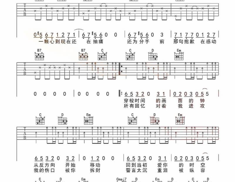 《说不出的快活》吉他谱_叶丽仪