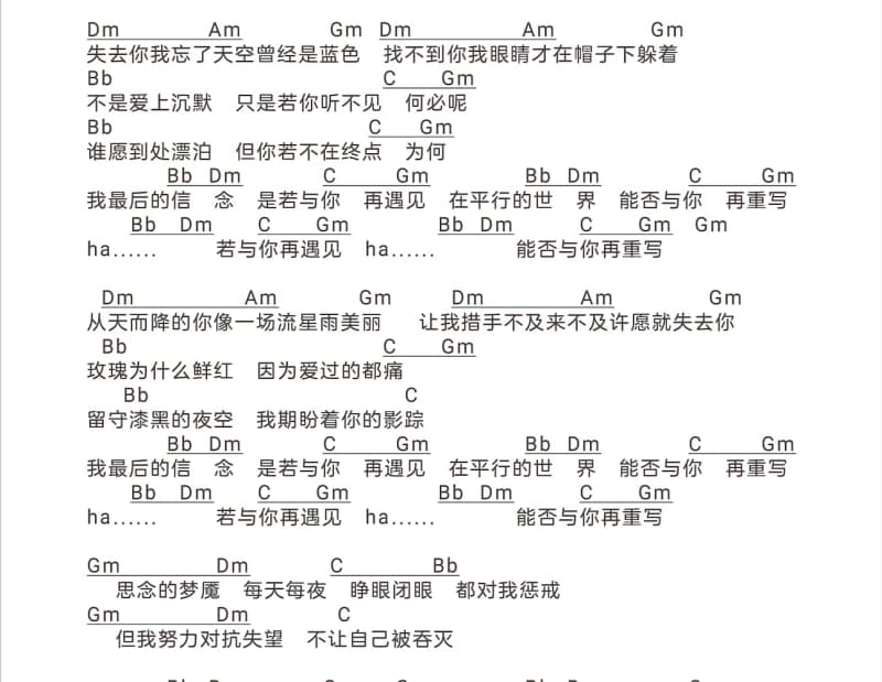 《兰花草》吉他谱_叶倩文