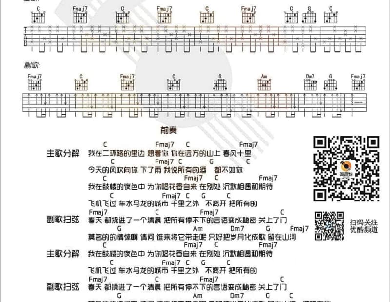 《大地恩情》吉他谱_叶振棠