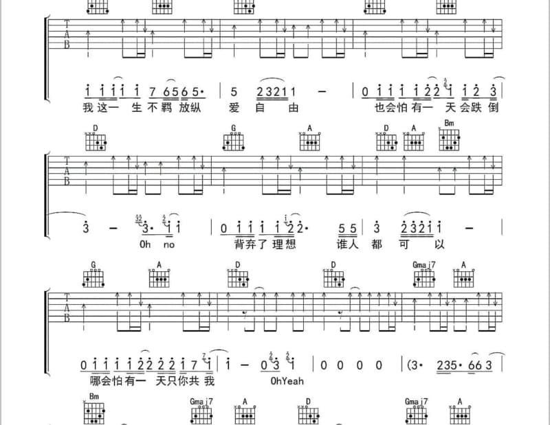 《Tennessee Waltz》吉他谱_尹光