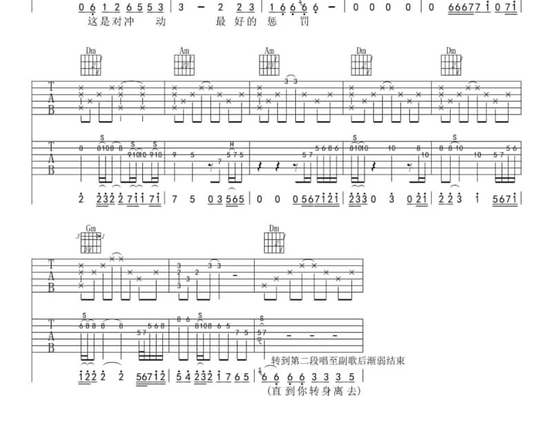 《画里有话》吉他谱_尹昔眠