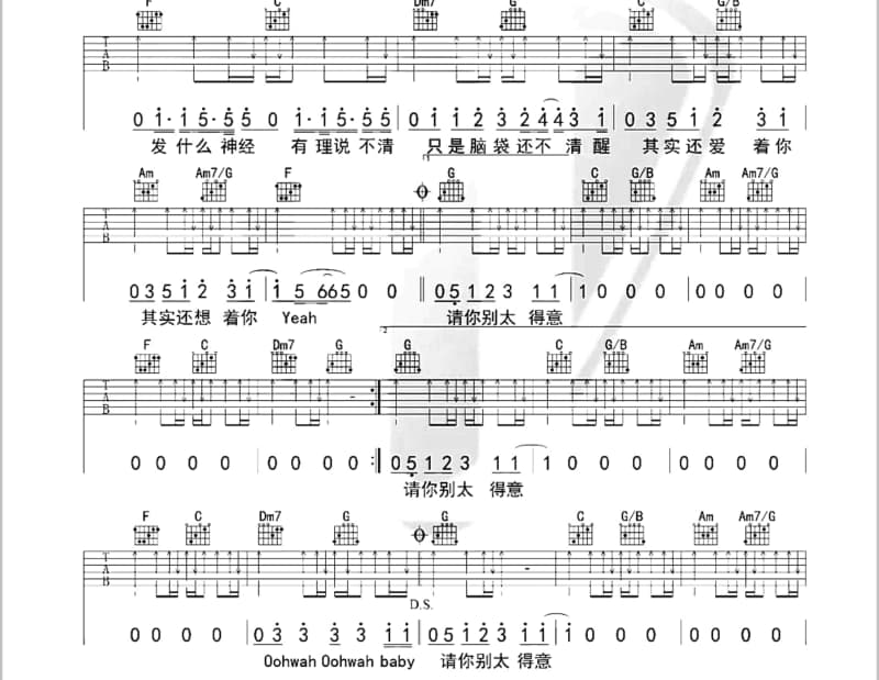 《I Believe》吉他谱_泳儿