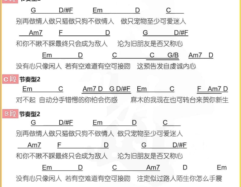 《唯一的爱》吉他谱_俞思远 / BIZ
