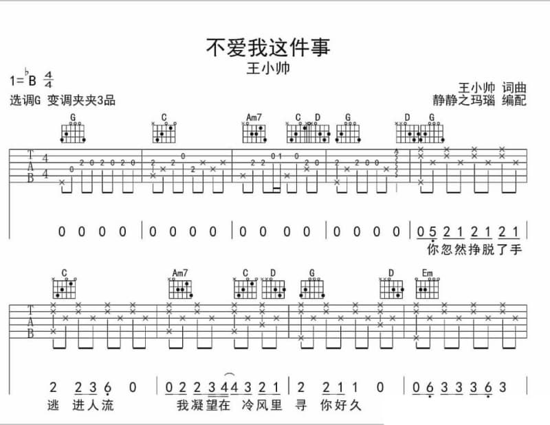 《朋友难当》吉他谱_羽泉