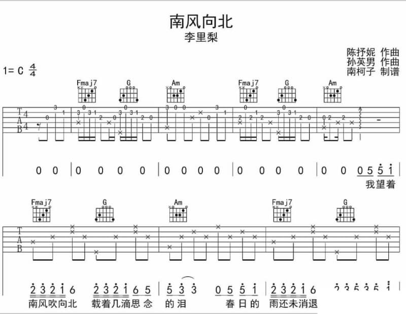 《天堂》吉他谱_庾澄庆