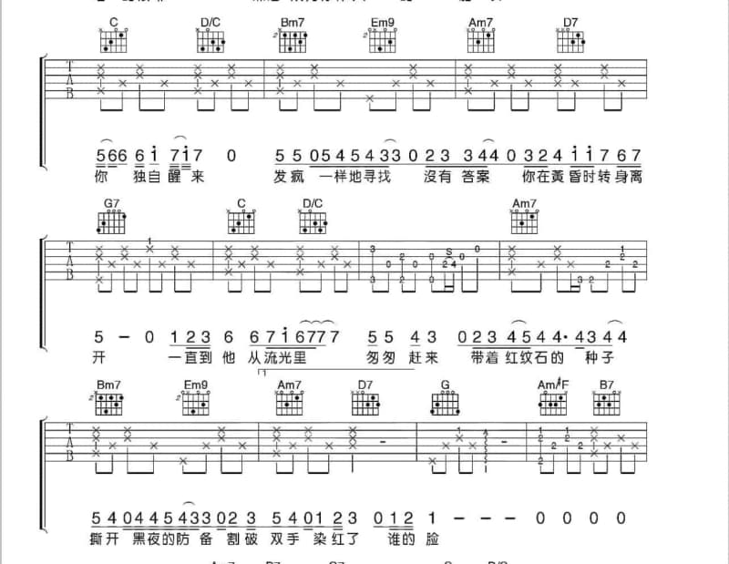《Don't Lie to Me》吉他谱_张国荣