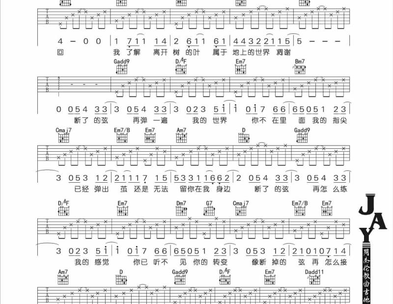 《第一行》吉他谱_草蜢 软硬天师 草蜢