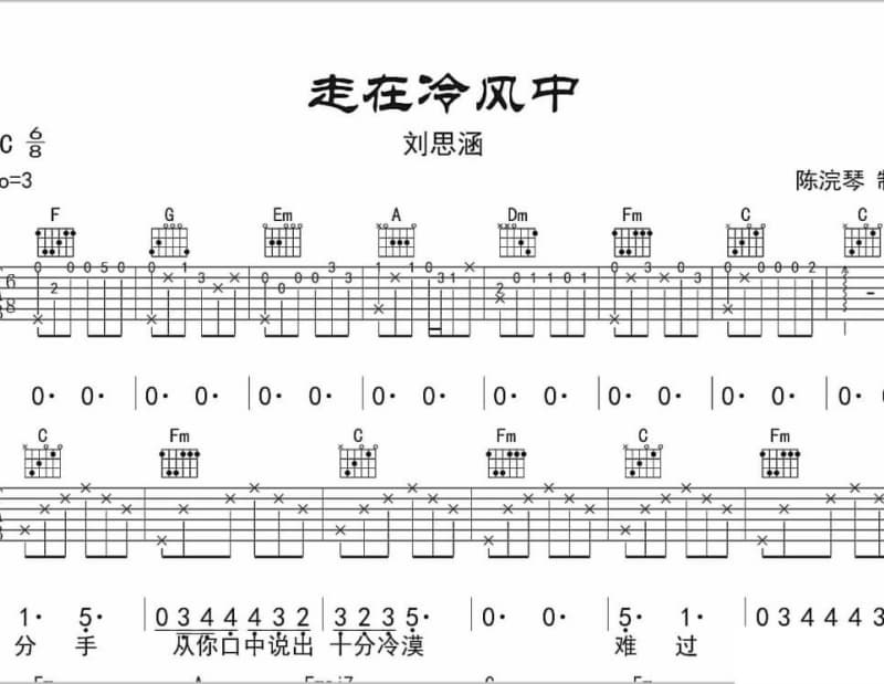 《爱会看见》吉他谱_张信哲