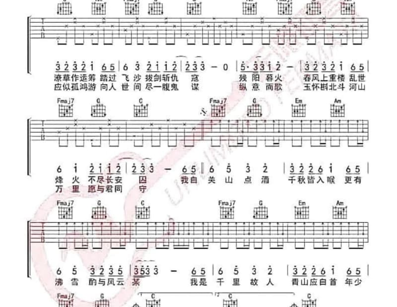 《不会让你后悔》吉他谱_张信哲