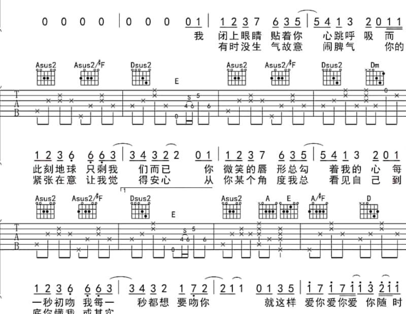 《Stereo》吉他谱_BY2
