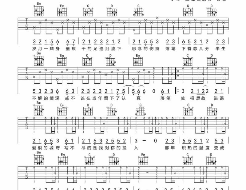 《You ll See》吉他谱_张悬