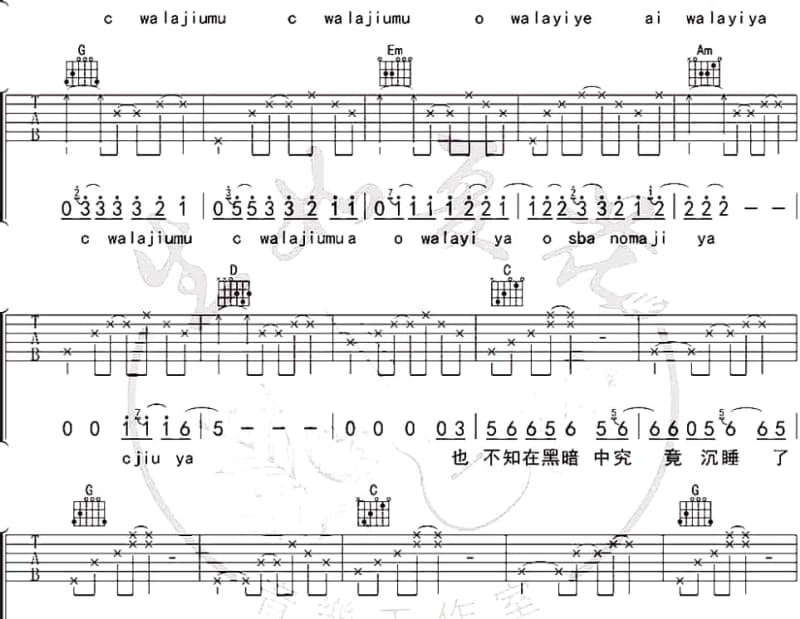 《This Time Next Year》吉他谱_张学友