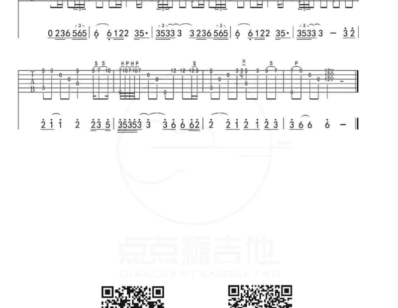 《温柔的慈悲》吉他谱_张震岳