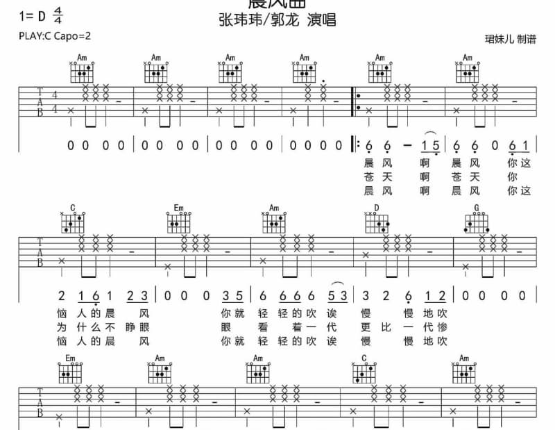 《是不是这样的夜晚你才会这样的想起我》吉他谱_张智成
