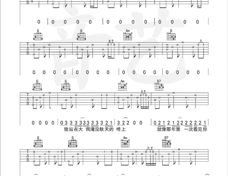 《Scrambled Eggs Blues》吉他谱_岑宁儿