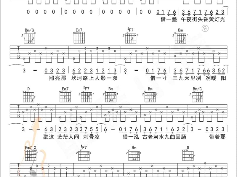 《独一无二 Remix 版》吉他谱_郑秀文