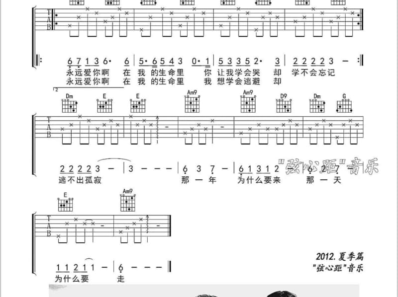 《Broken China》吉他谱_郑中基