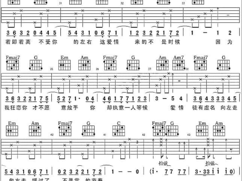 《发财发福中国年》吉他谱_中国娃娃