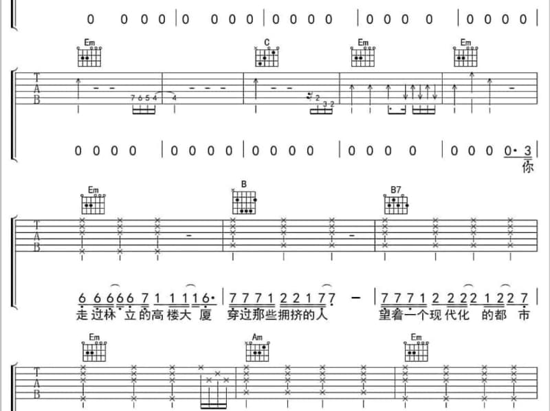 《也许 也许 也许》吉他谱_曾庆瑜