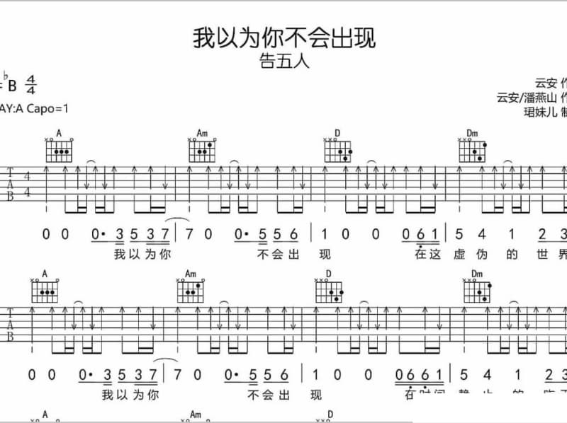 《雪落下的声音》吉他谱_周传雄