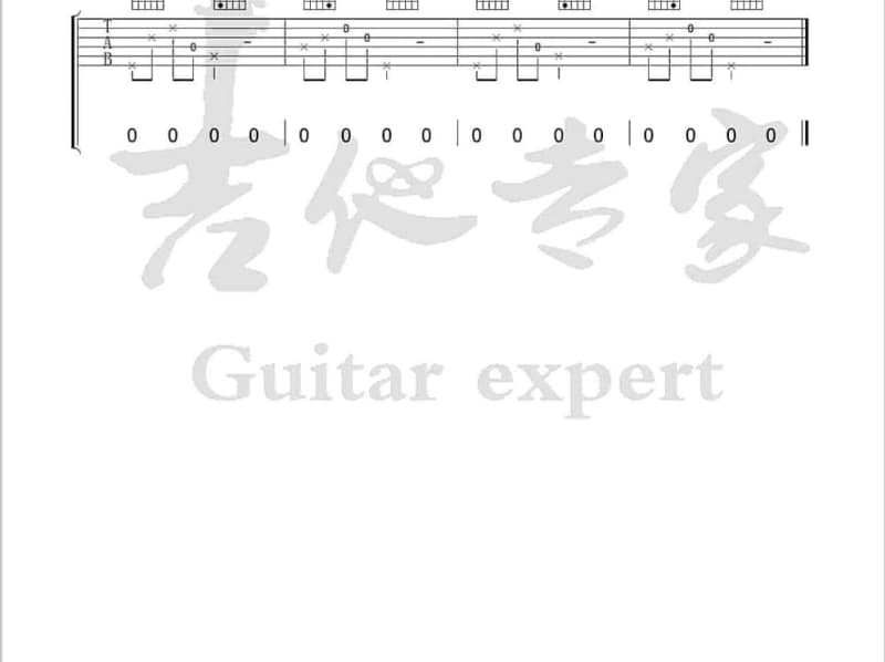 《说说》吉他谱_卓君阳