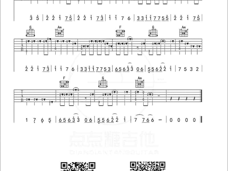 《天气预告的恋人》吉他谱_车盈霏