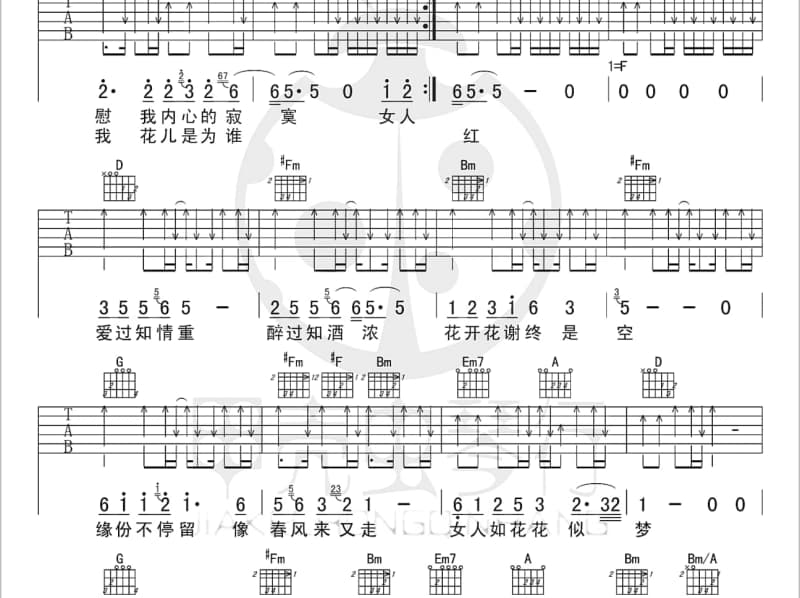 《她会》吉他谱_DOUBLE