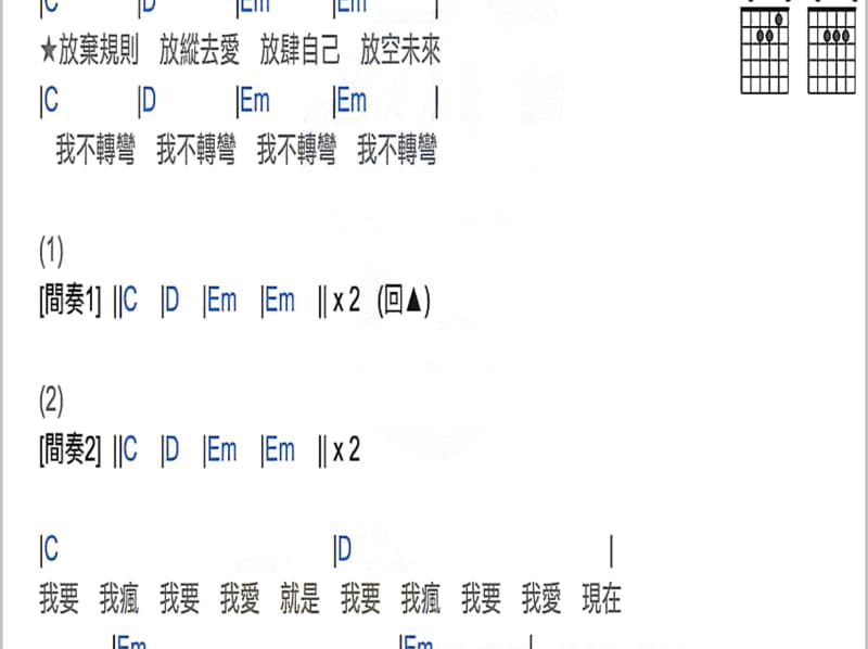 《千千阙歌》吉他谱_陈慧娴