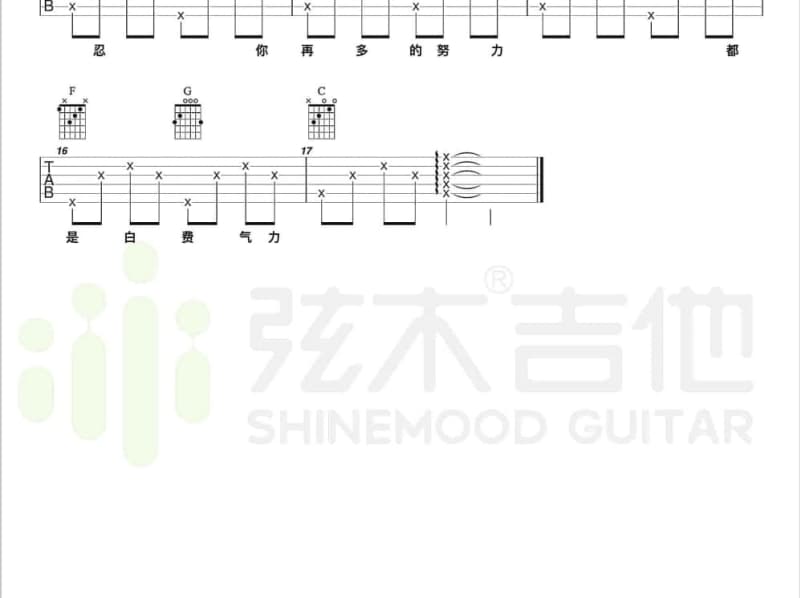 《萧邦与我》吉他谱_陈慧娴
