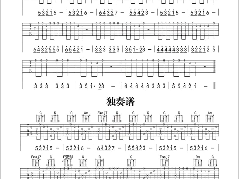 《今夜又搁想起 - 陈思安&办桌阿杰》吉他谱_陈思安