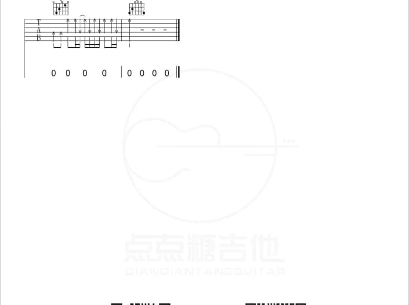 《第1号女朋友》吉他谱_陈小春