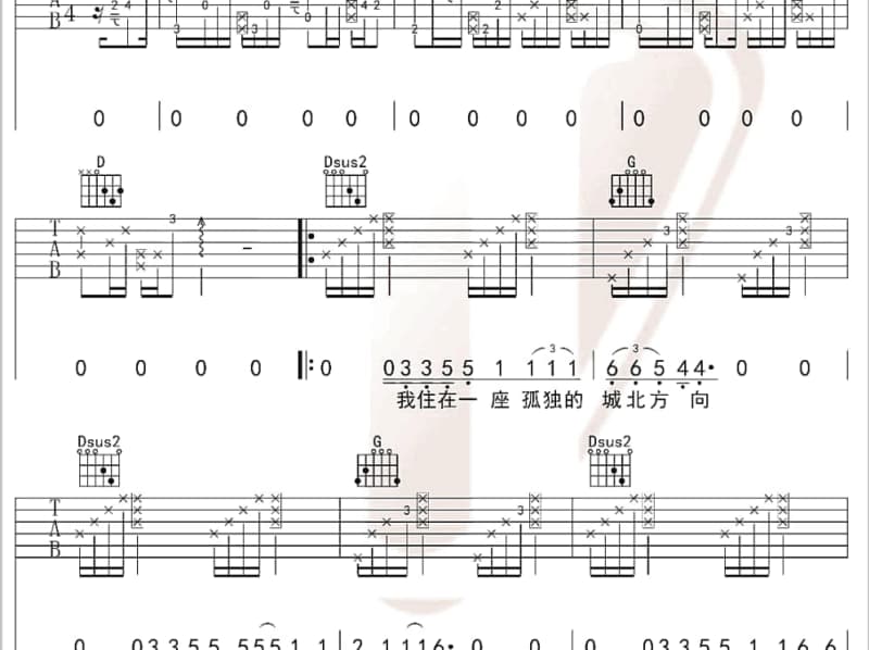 《我哪会在这》吉他谱_陈盈洁