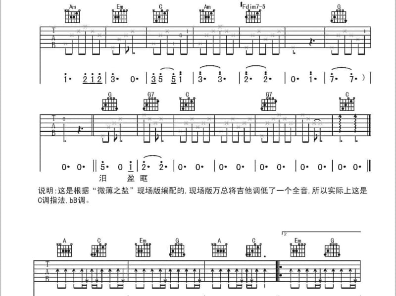 《老师老师》吉他谱_大小姐