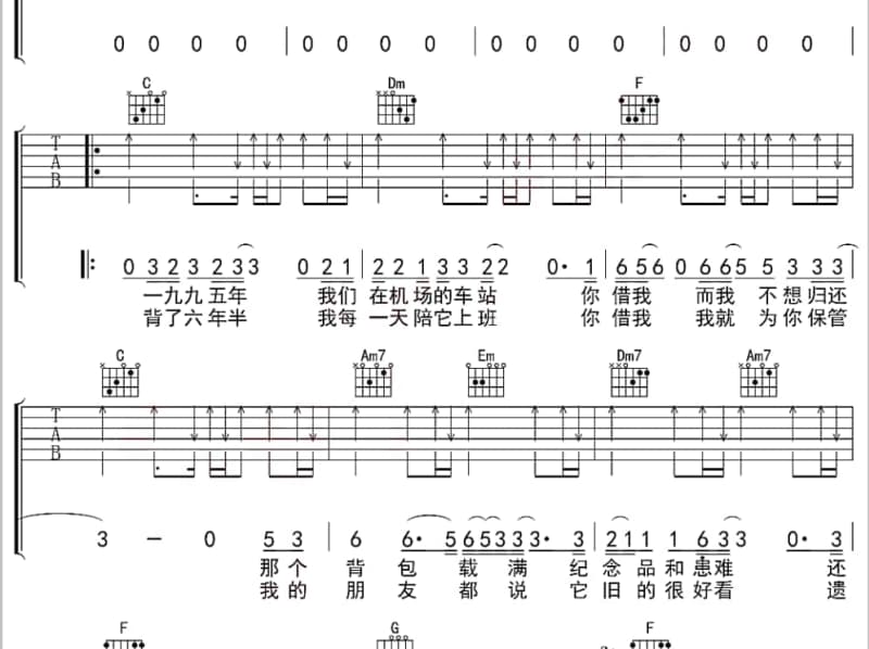 《缘》吉他谱_邓瑞霞