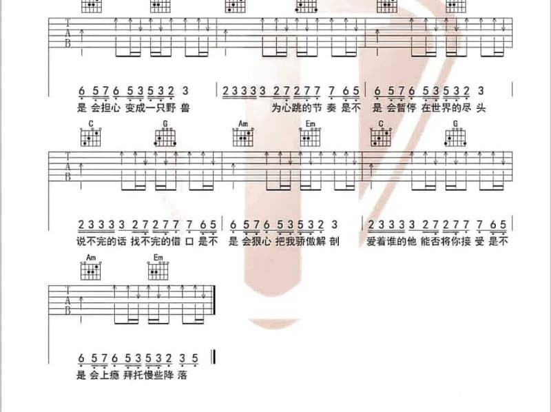 《I Have Nothing》吉他谱_邓紫棋