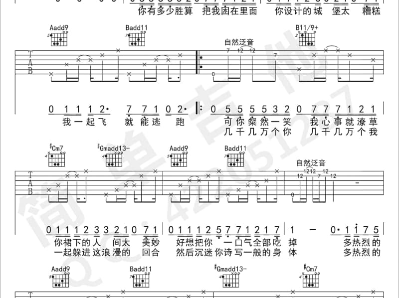 《Victoria》吉他谱_邓紫棋
