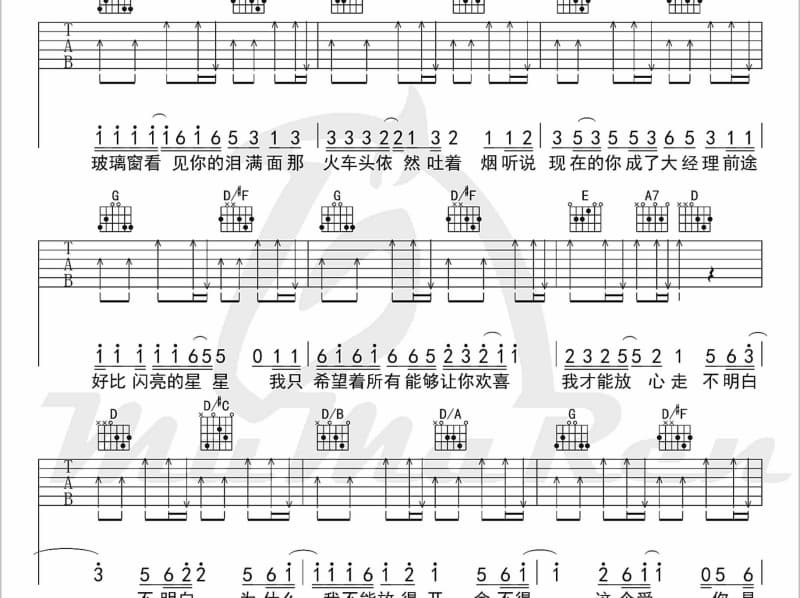 《街角的guitar man》吉他谱_迪克牛仔