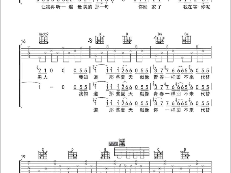 《忘记我还是忘记他》吉他谱_迪克牛仔