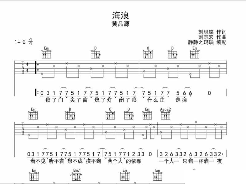 《你怎么酱紫》吉他谱_第八音符