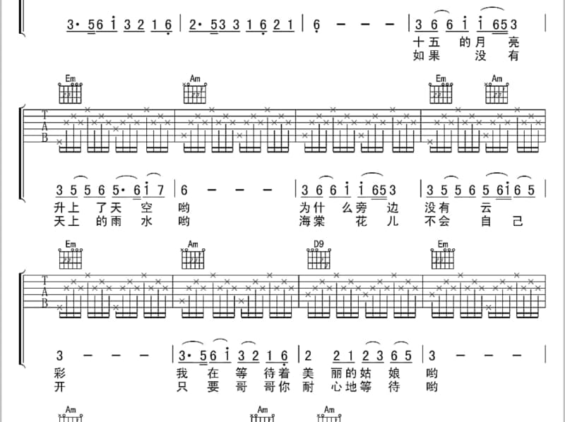 《难道你的承诺都是谎言》吉他谱_林道华