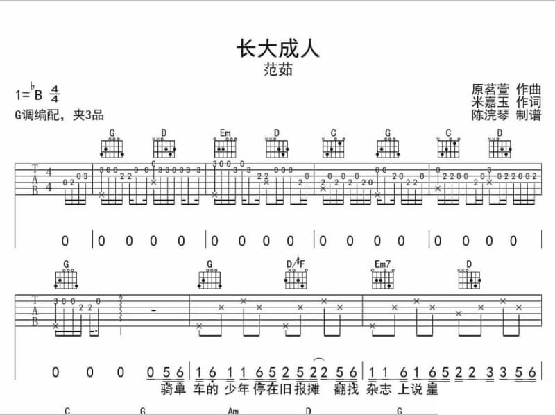 《你不在我身边好冷》吉他谱_动力火车