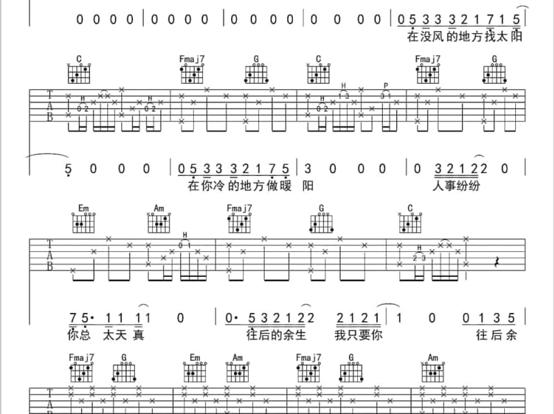 《Little Star》吉他谱_赌鬼