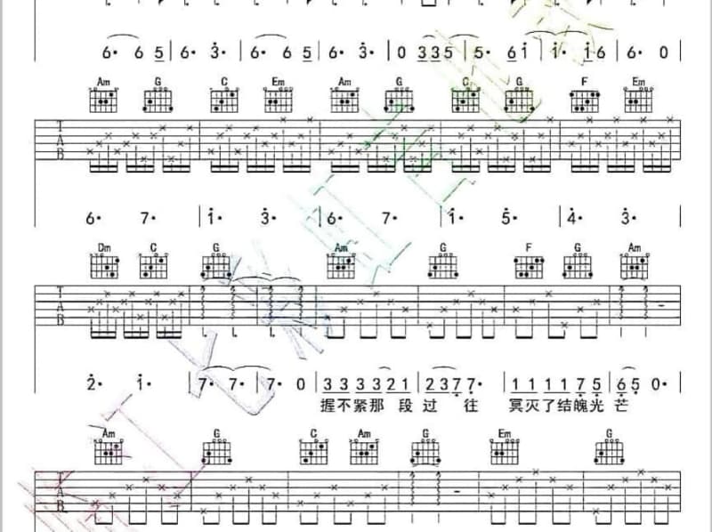 《蜡烛双头烧》吉他谱_方怡萍