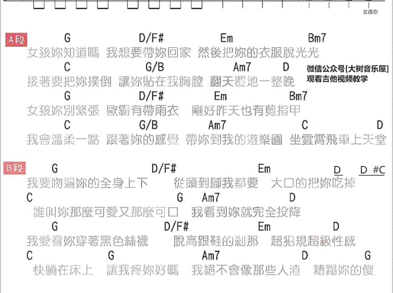 《飞呀飞》吉他谱_房东的猫