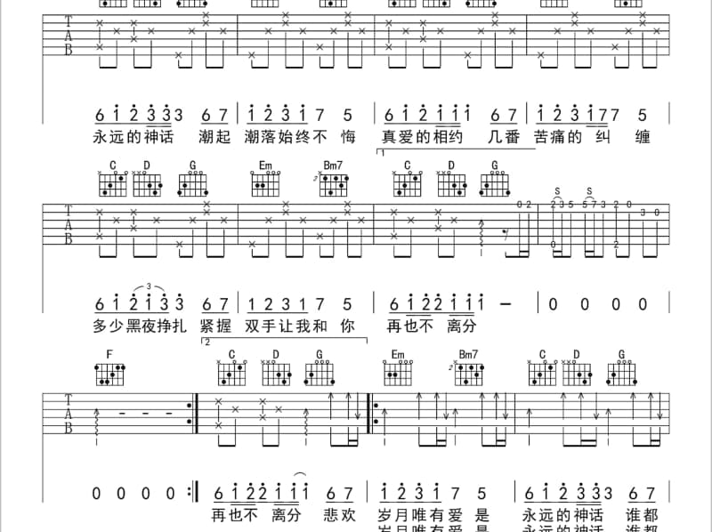 《我和草原有个约会》吉他谱_凤凰传奇