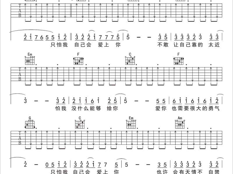 《月光暗暝》吉他谱_凤娘